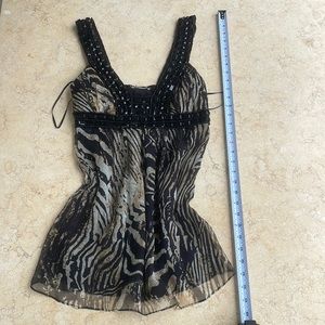 erato baby, y2k animal print out for the night dress